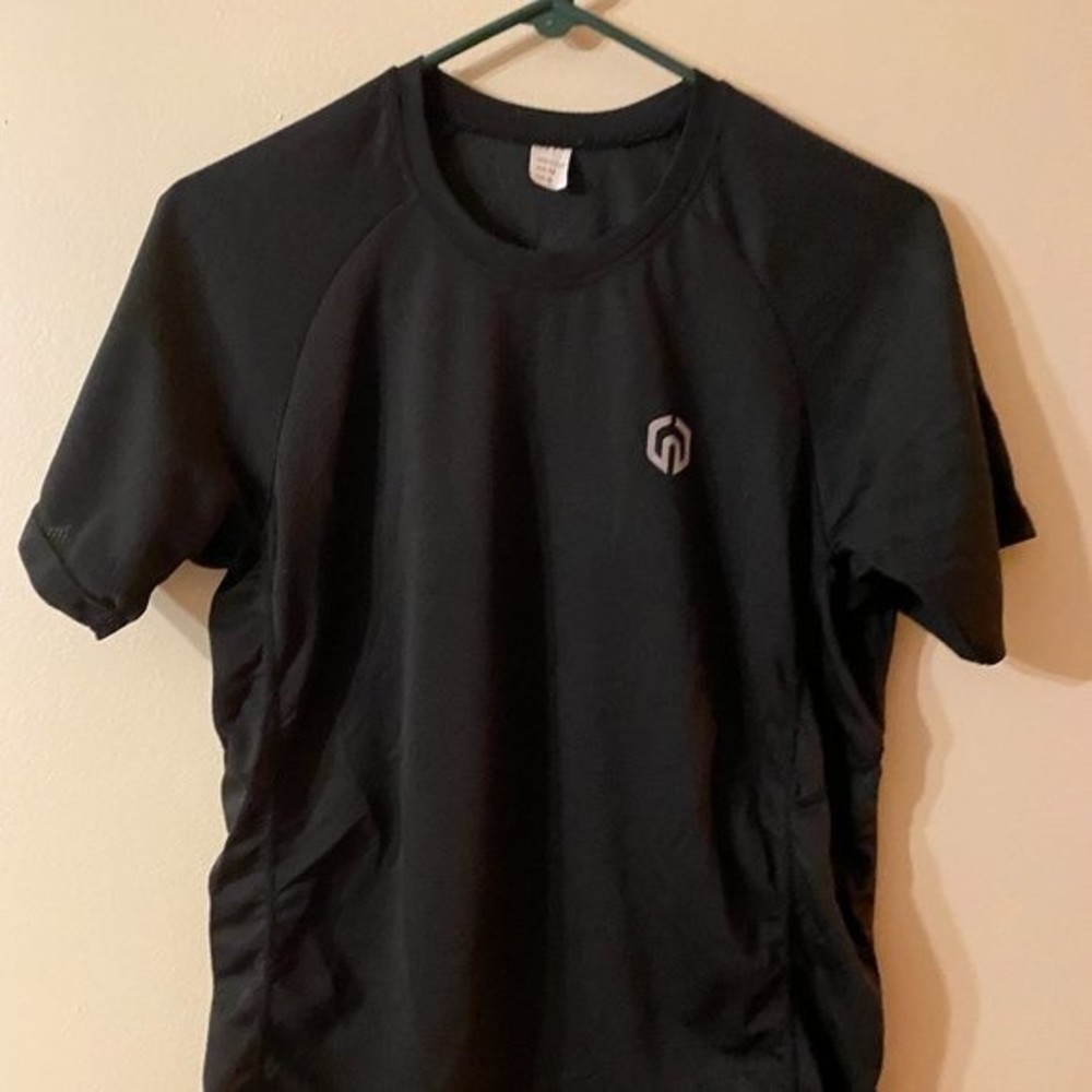 Black Workout shirt, Size S, Polyester